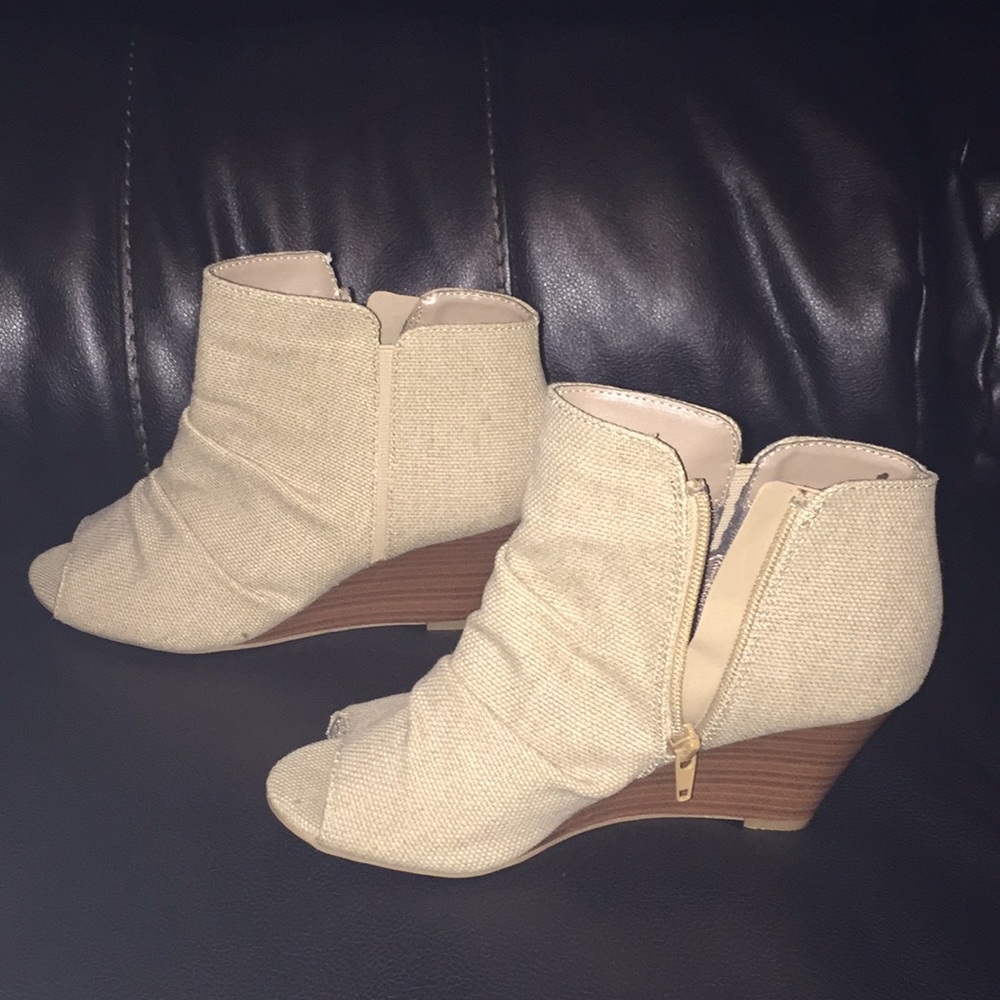 Tan ankle boots